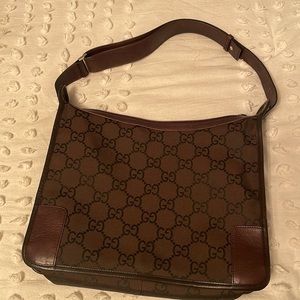 Brown Gucci Shoulder Bag